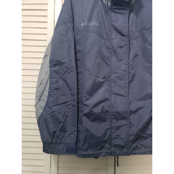 Columbia Core Interchange Jacket Women’s Size Large Blue  Windbreaker Shell Only - Picture 3 of 15